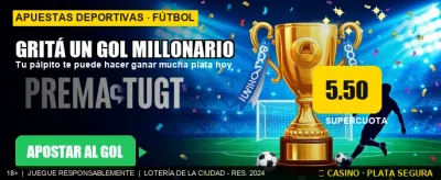 Ganá un Gol Millonario banner